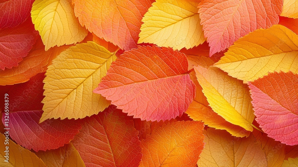 Close-Up of Autumn Leaves in Minimalist Style with Orange and Yellow Hues for Seasonal Decor and Backgrounds Close-Up of Autumn Leaves in Minimalist Style with Orange and Yellow Hues for Seasonal Decor and Backgrounds