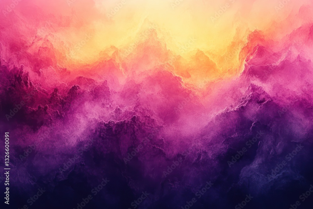 Naklejka premium Dreamy Soft Pastel Abstract Art Watercolor Gradient Background Hazy Ethereal Minimalist Design