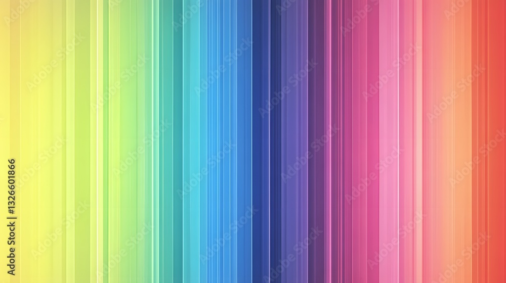 Colorful spectrum gradient creating vibrant vertical stripes background Colorful spectrum gradient creating vibrant vertical stripes background