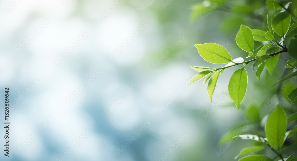 Fresh Spring Leaves Sunlight - Close-up of vibrant green leaves bathed in sunlight, soft-focus background. Perfect for nature, spring, and growth themes Fresh Spring Leaves Sunlight - Close-up of vibrant green leaves bathed in sunlight, soft-focus background. Perfect for nature, spring, and growth themes