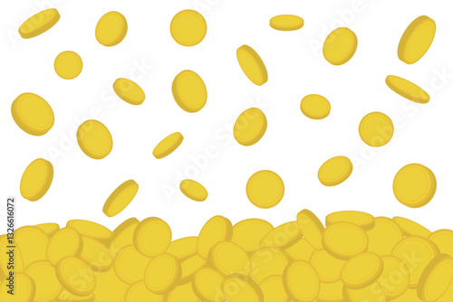 降ってくるコイン