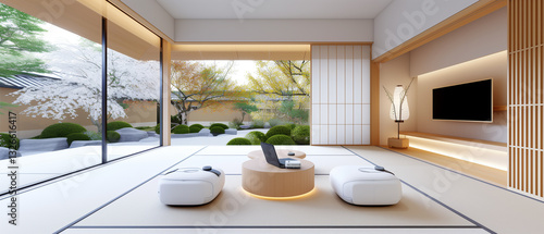 京都の伝統的な町家をリノベーションした先進企業のオフィス