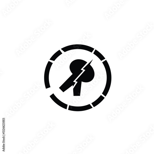 Free Download vector illustration of a icon of a key - GFXLoad