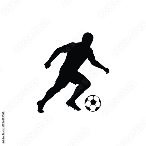soccer player with ball