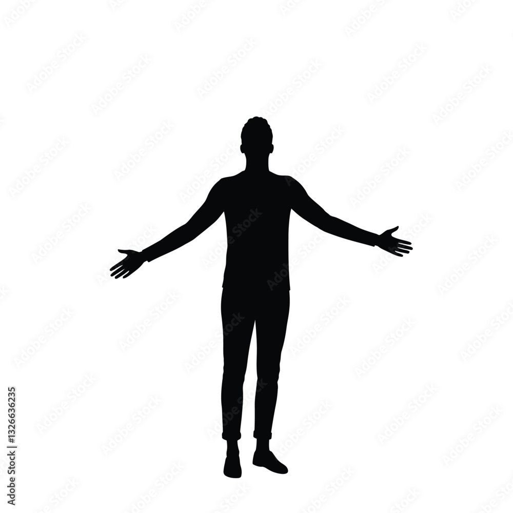silhouette of a man silhouette of a man