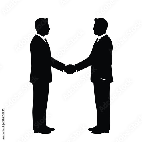 two businessmen shaking hands