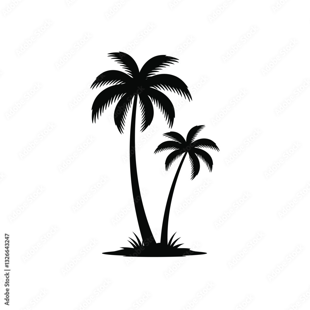 palm tree silhouette palm tree silhouette