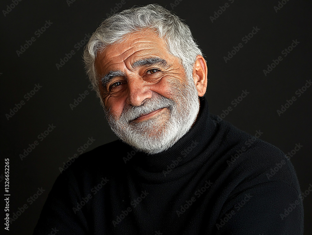 Obraz premium Old man portrait close up, old man portrait