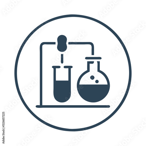 Chemistry lab experiment setup