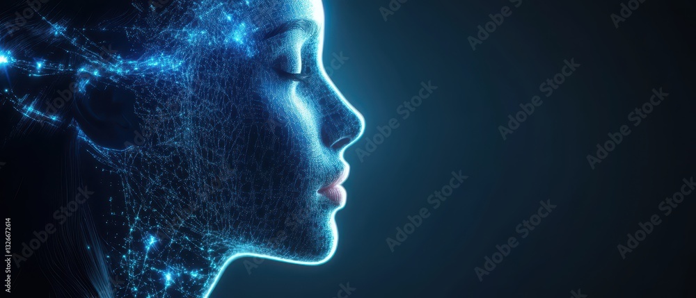 Digital twin concept with AIpowered cybernetic avatars, future innovation Digital twin concept with AIpowered cybernetic avatars, future innovation