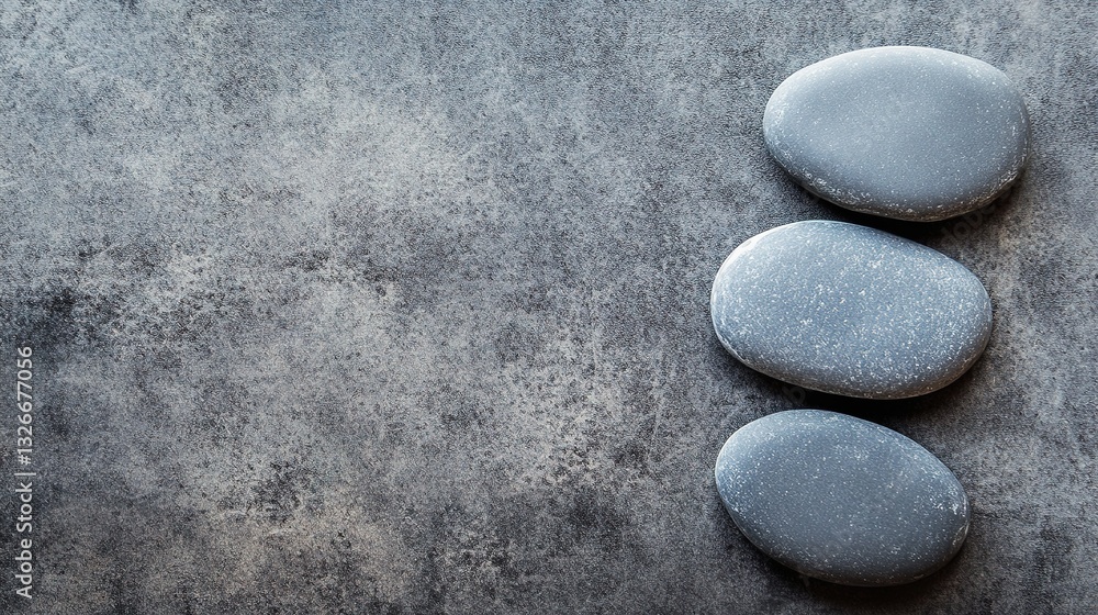 Black stone with grey cement texture, clean and minimal flat lay composition, conveying simplicity and modern elegance. Black stone with grey cement texture, clean and minimal flat lay composition, conveying simplicity and modern elegance.