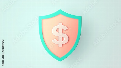 Colorful shield symbol representing financial protection and security Free Download Colorful shield symbol representing financial protection and security - GFXLoad