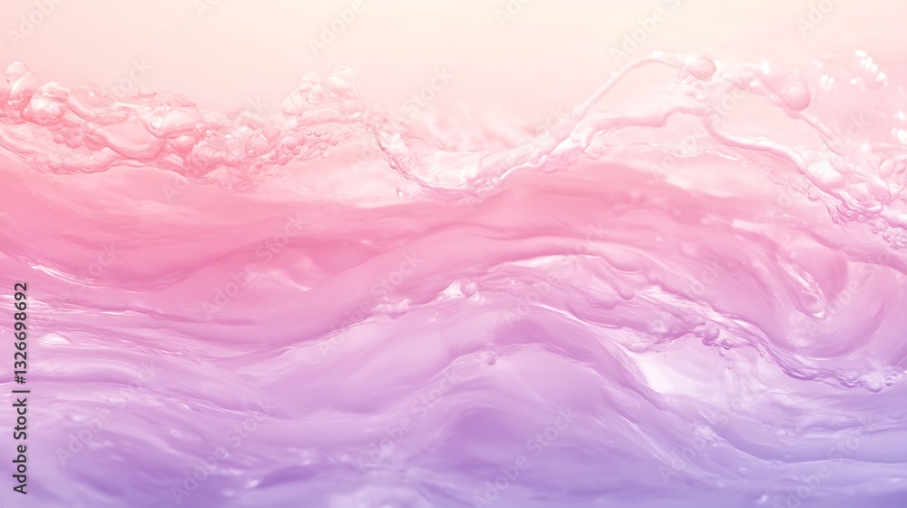 Soft waves of pink and purple blend together, creating a dreamy abstract background. Soft waves of pink and purple blend together, creating a dreamy abstract background.