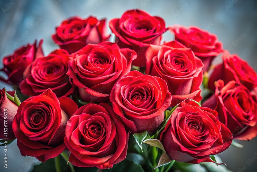 Fototapeta premium A stunning bouquet, romantic and vibrant.