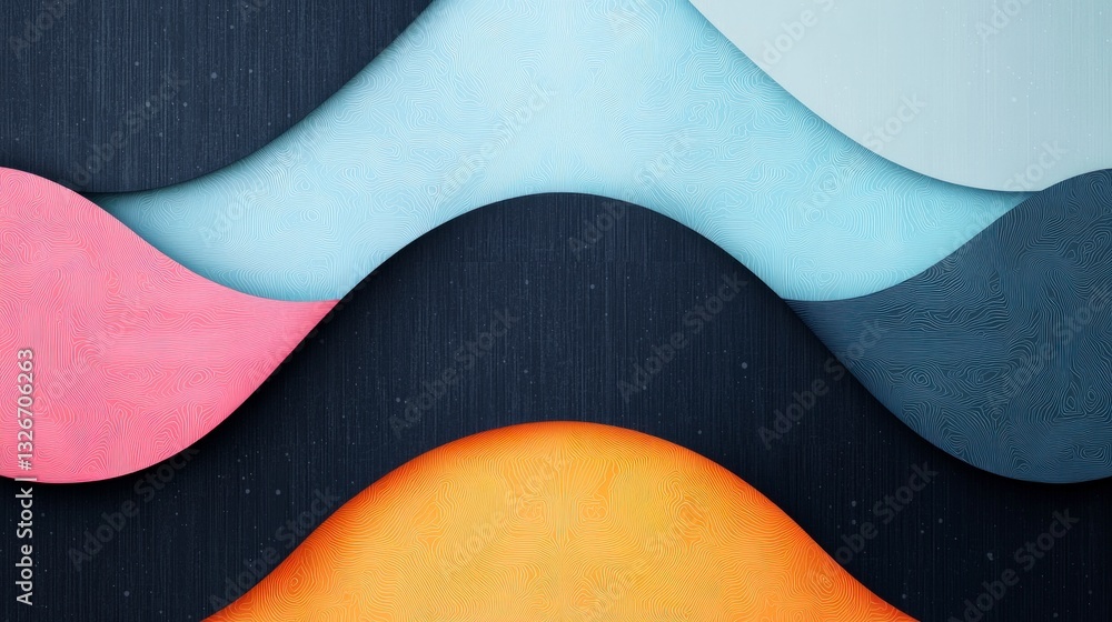 Abstract 3D Geometric Background Neon Hues Dynamic Shapes Textured Wallpaper Abstract 3D Geometric Background Neon Hues Dynamic Shapes Textured Wallpaper