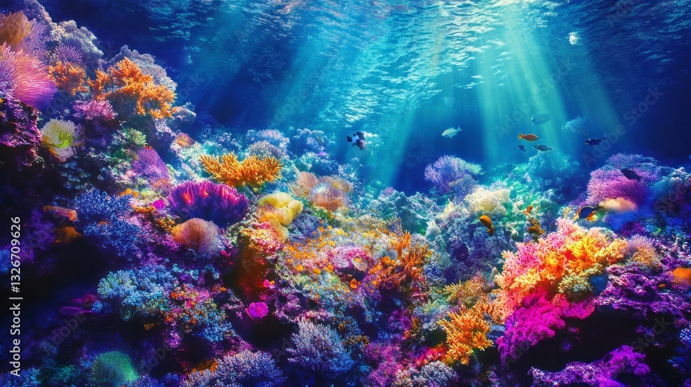 Fototapeta premium AbstractArt Abstract Image Scene Enhanced Logo Holographic