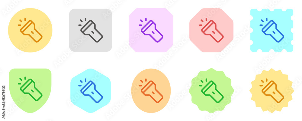 Fototapeta premium Editable flashlight vector icon. Part of a big icon set family. Perfect for web and app interfaces, presentations, infographics, etc