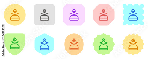 Editable portable stove vector icon. Part of a big icon set family. Perfect for web and app interfaces, presentations, infographics, etc