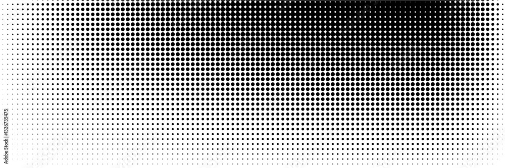 Halftone gradient. Dotted gradient, smooth dots spraying and halftones dot background seamless horizontal geometric pattern vector template set Halftone gradient. Dotted gradient, smooth dots spraying and halftones dot background seamless horizontal geometric pattern vector template set