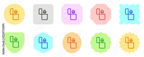 Editable lighter vector icon. Part of a big icon set family. Perfect for web and app interfaces, presentations, infographics, etc