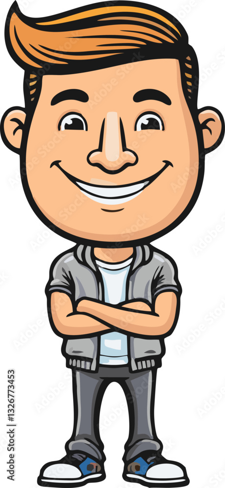 male cartoon character vector mascot illustration white background male cartoon character vector mascot illustration white background
