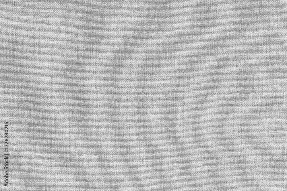 Fototapeta premium White grey linen fabric texture background, seamless pattern of natural textile.