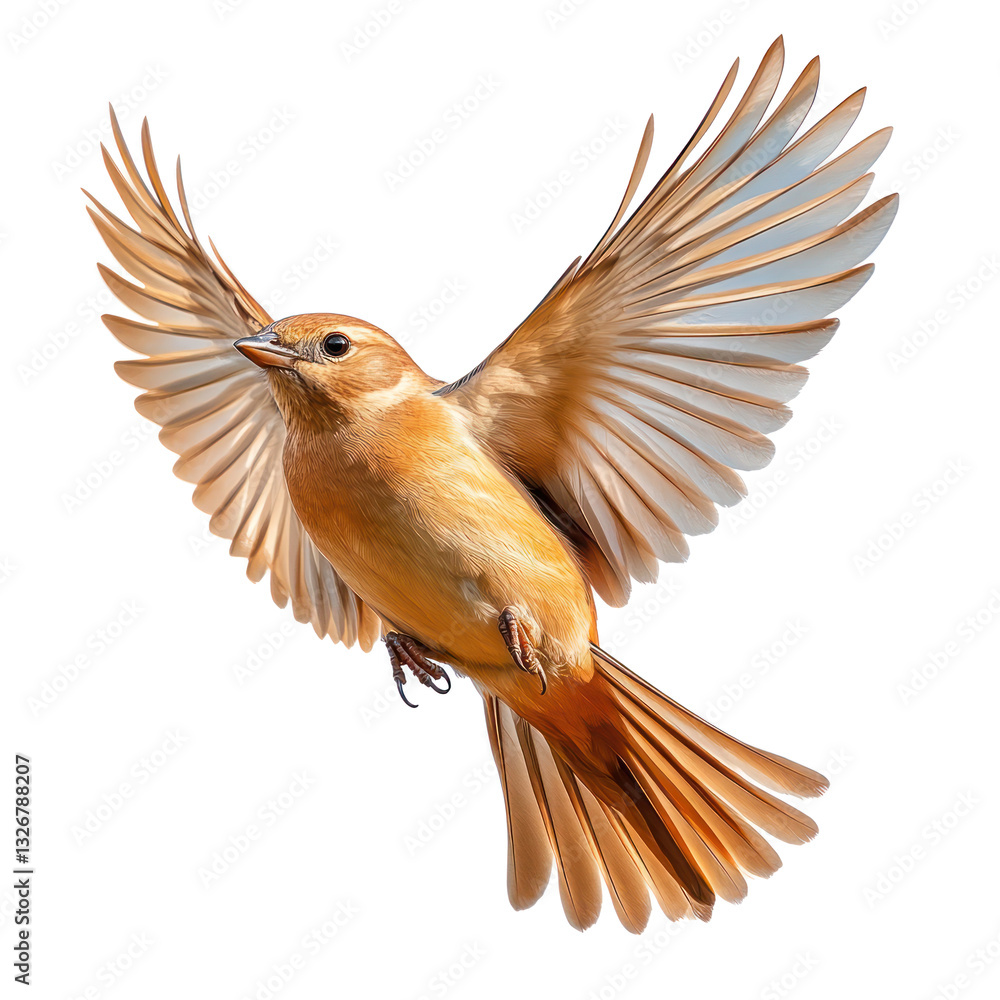 Naklejka premium flying bird isolated