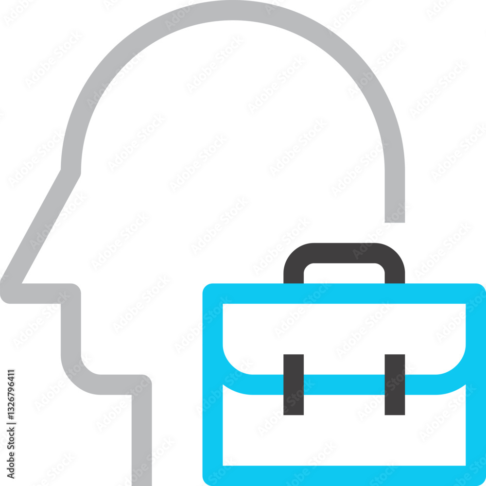 working flat line web icon concept working flat line web icon concept