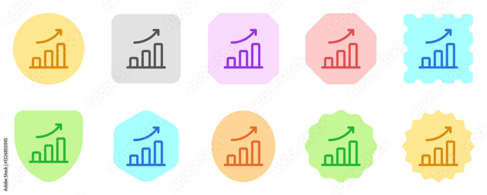 Editable bar chart, investment profit vector icon. Part of a big icon set family. Perfect for web and app interfaces, presentations, infographics, etc