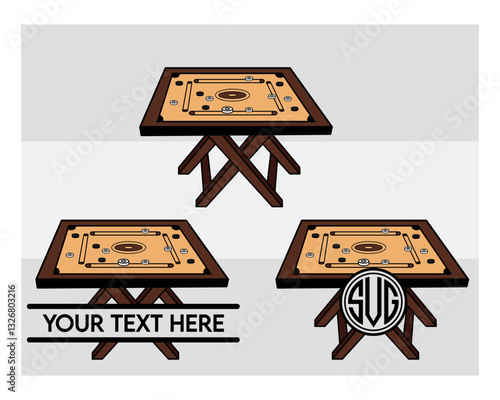 Carrom Board Monogram Svg, Split Monogram, Circle Monogram, Carrom Silhouette, Sports Svg, Carrom Coins Svg, Carrom Game Svg, Carrom Board Png, Carrom Board Svg Images, Cut Files