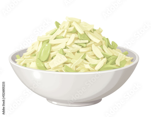 Bowl of Yellow and Green Sliced Vegetables