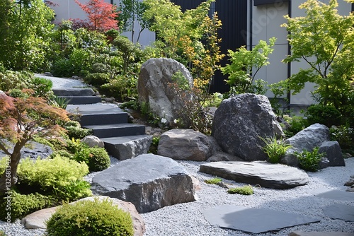 Wallpaper Mural deep connection to nature fostered by rock garden’s balanced layout of stones reflects the grand rhythm and flow of earth’s true spirit
 Torontodigital.ca