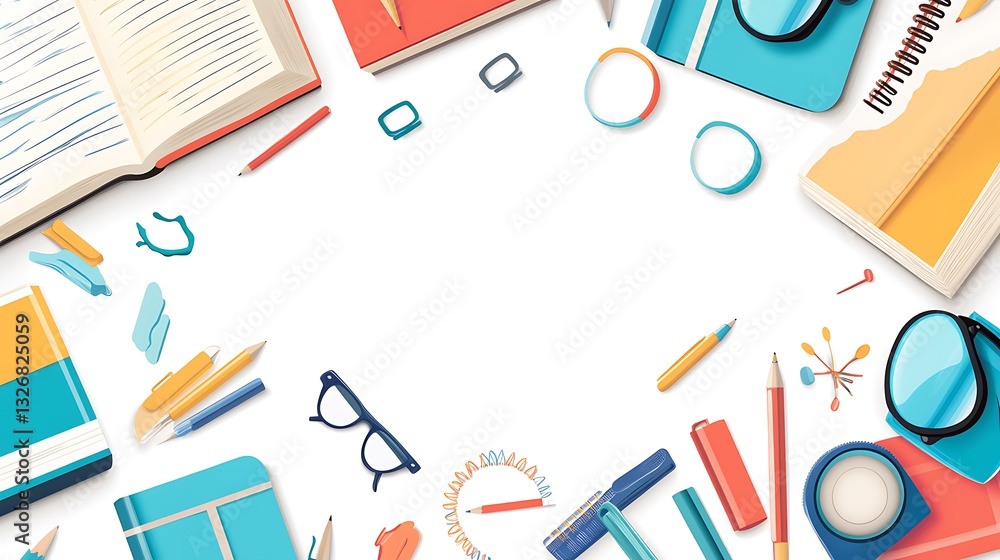 Bright educational banner promoting knowledge, books, and learning success.
Bright educational banner promoting knowledge, books, and learning success.