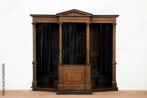 Quadro su tela Confession of Sins room inside of Jesuitenkirche church at Heidelberg old town i
