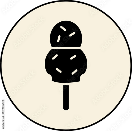 Ice Cream Icons Highlights and Buttons, ice cream icons, ice cream buttons