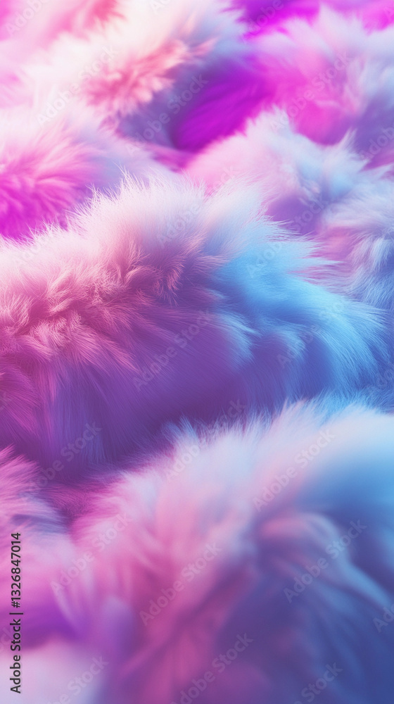 Soft fluffy spheres in vibrant abstract background for design projects Soft fluffy spheres in vibrant abstract background for design projects
