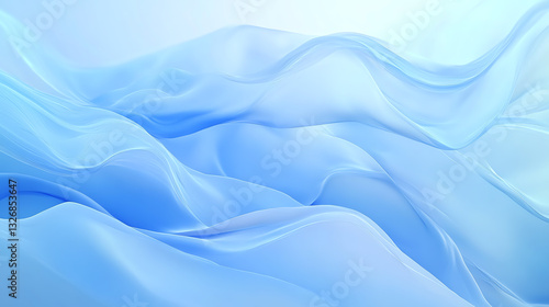 Wallpaper Mural Soft blue waves creating a calming effect. Torontodigital.ca