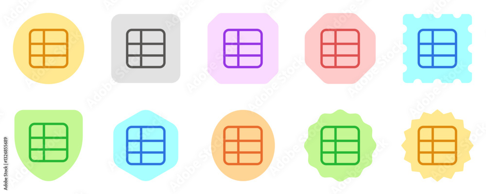 Editable spreadsheet table vector icon. Part of a big icon set family. Perfect for web and app interfaces, presentations, infographics, etc Editable spreadsheet table vector icon. Part of a big icon set family. Perfect for web and app interfaces, presentations, infographics, etc