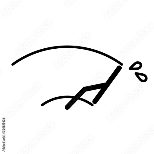 ワイパーのアイコン