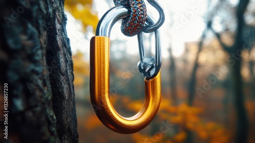 Carabiner Carabiners offer versatile utility for outdoor and everyday use.