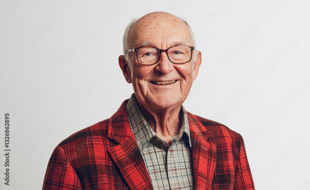 An elderly Asian man with gentle smile stands against solid gray background, embodying inner peace, happiness. His calm expression, relaxed posture capture naturally serene moment. An elderly Asian man with gentle smile stands against solid gray background, embodying inner peace, happiness. His calm expression, relaxed posture capture naturally serene moment.