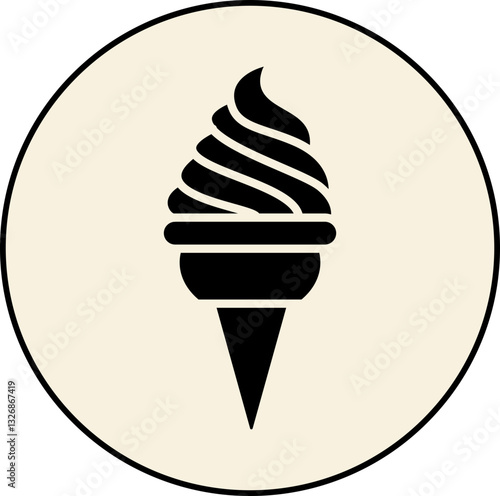 Ice Cream Icons Highlights and Buttons, ice cream icons, ice cream buttons