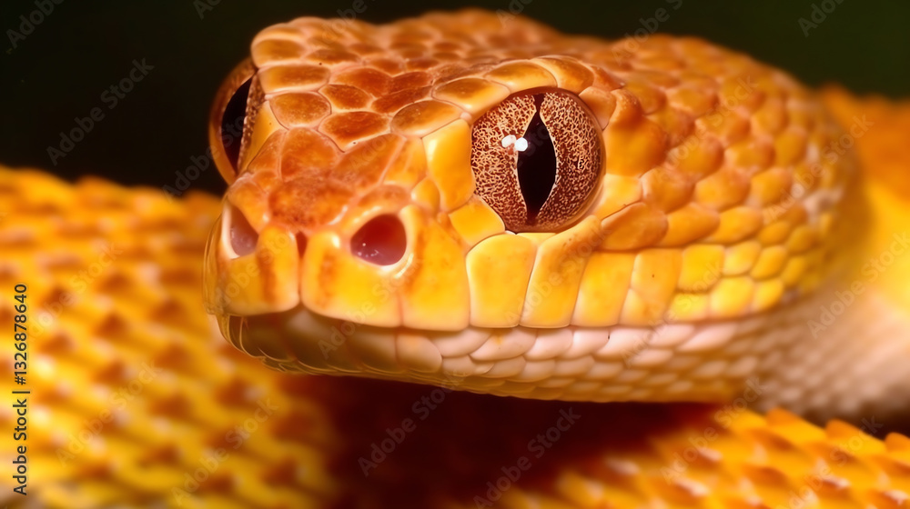 Obraz premium Tropical Snake Close-Up