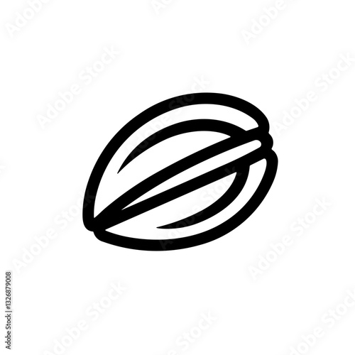 Crunchy Nut Illustration pistachio icon