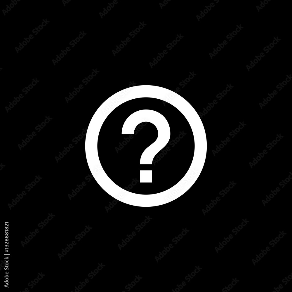 Question Mark in Circle Question Mark in Circle