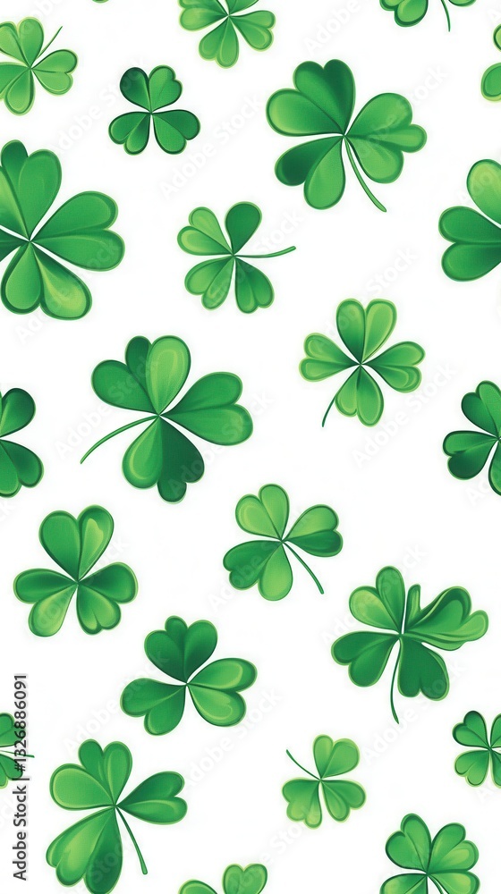 Shamrocks decorated on st patricks day banners with gaelic text adding cultural charm to the celebration Shamrocks decorated on st patricks day banners with gaelic text adding cultural charm to the celebration