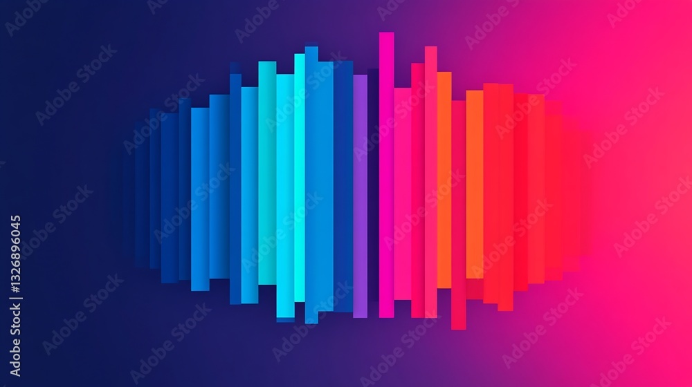 Abstract Colorful Bars Gradient Background. Abstract Colorful Bars Gradient Background.