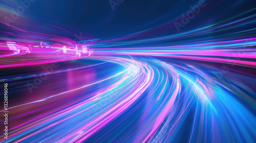 abstract purple blue pink background with lines and waves