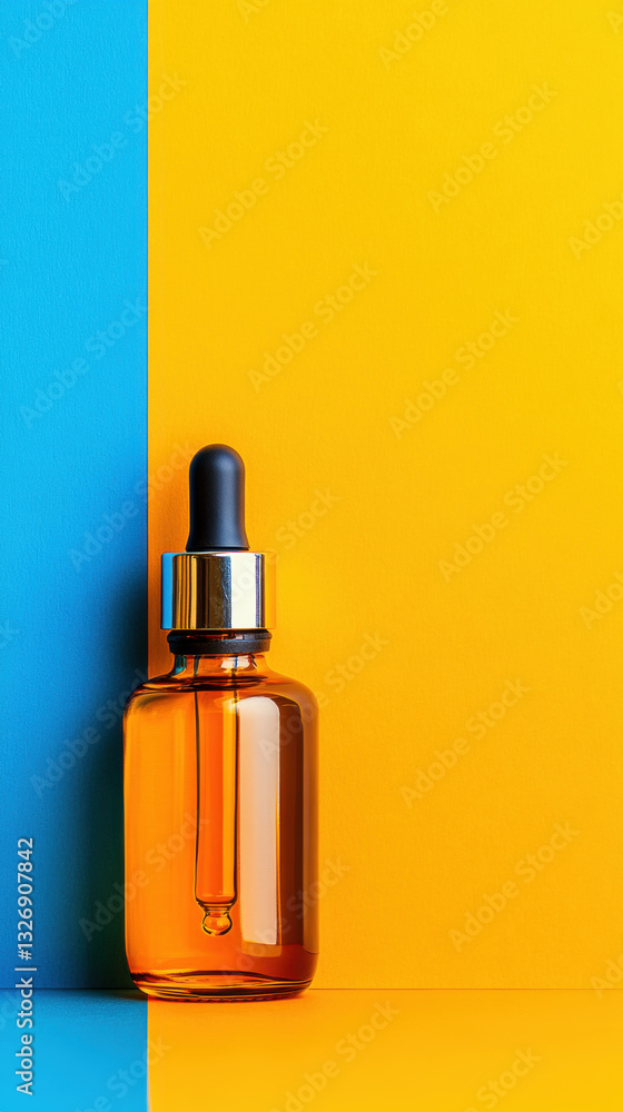 Astaxanthin, Dropper bottle filled with Astaxanthin oil, featuring a golden cap. Astaxanthin, Dropper bottle filled with Astaxanthin oil, featuring a golden cap.