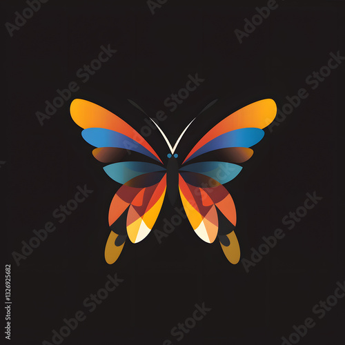 flower, vector, illustration, nature, butterfly, element, color, art, floral, icon
